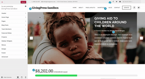 GivingPress Nonprofit Website Builder